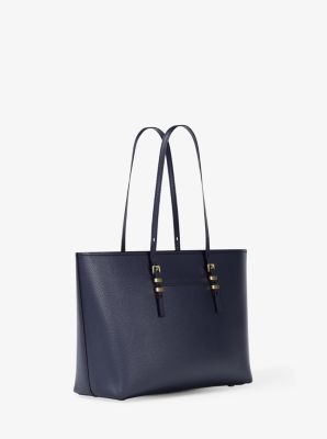 Quinn Large Pebbled Leather Tote Bag