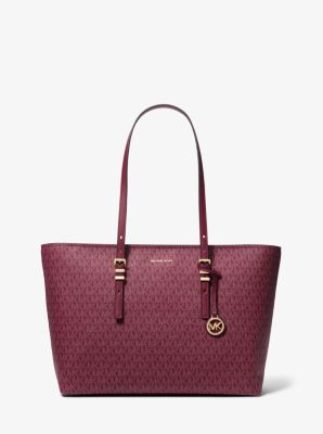 Shopper Quinn Large aus Signature-Logostoff und Leder image number 0