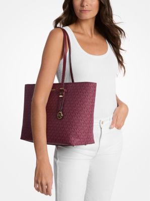 Shopper Quinn Large aus Signature-Logostoff und Leder image number 2