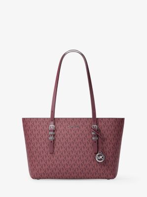 Cabas Quinn de taille moyenne en cuir à logo Signature