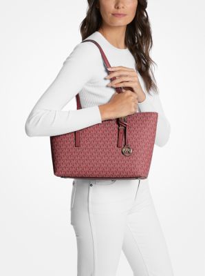 Cabas Quinn de taille moyenne en cuir à logo Signature
