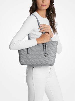 Shopper Quinn Medium aus Signature-Logostoff und Leder image number 3