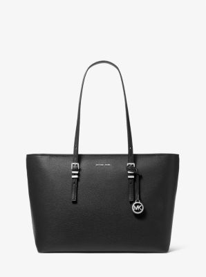 Quinn Large Pebbled Leather Tote Bag image number 0