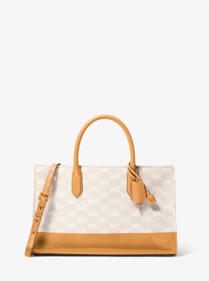 Sacoche Scarlett de taille moyenne en jacquard à logo