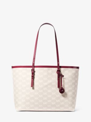Bolso tote Quinn grande de jacquard con logotipo y bolso pequeño