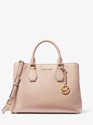 Camille Large Leather Satchel | Michael 