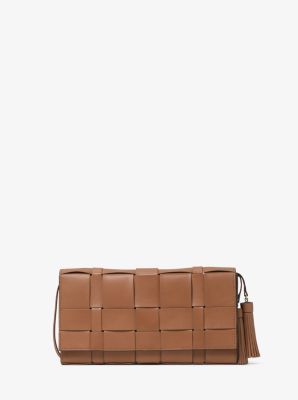 michael kors tan clutch