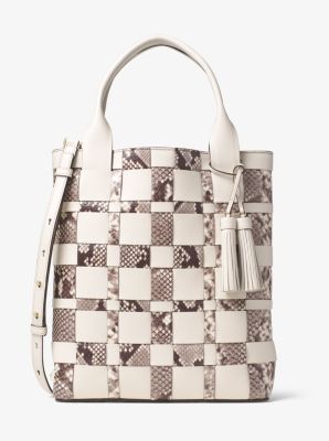 Mk discount checkered tote