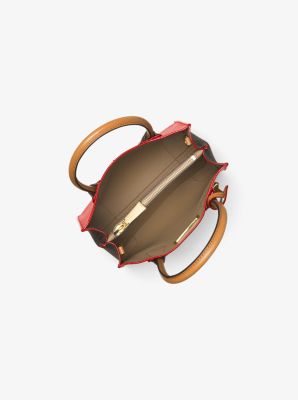 Mercer Color-Block Pebbled Leather Crossbody Bag