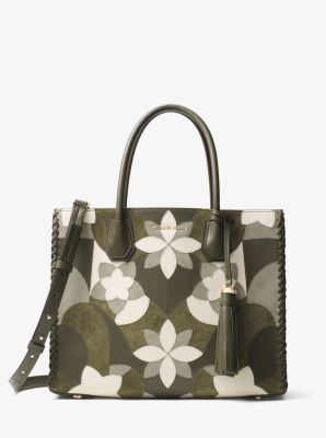 Michael Michael Kors Mercer Medium Floral Messenger