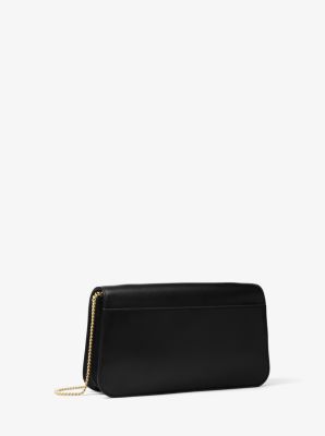 Mott leather clutch deals