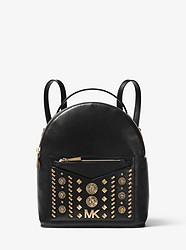 Jessa Small Embellished Leather Convertible Backpack - BLACK - 30T8AEVB5O