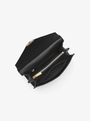 Whitney Large Embellished Leather Convertible Shoulder Bag | Michael ...