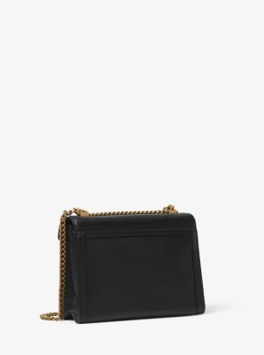 Whitney Large Embellished Leather Convertible Shoulder Bag | Michael ...