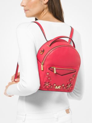 Michael kors backpack with flowers sale