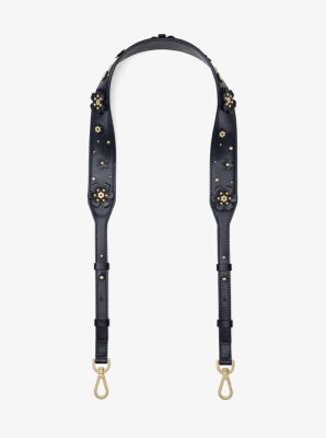 Michael kors shop leather shoulder strap