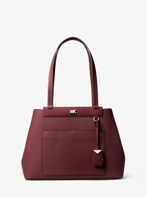 meredith medium pebbled leather tote