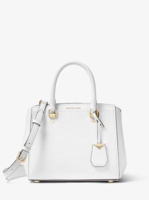 michael michael kors benning leather messenger