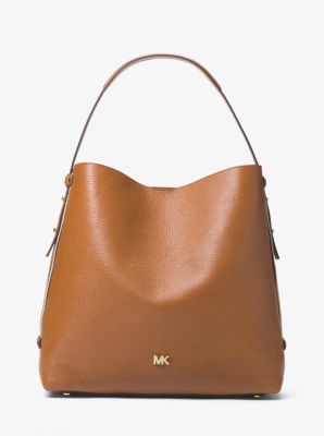 Griffin Large Leather Shoulder Bag | Michael Kors