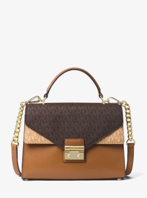 Michael kors shop sloan leather satchel