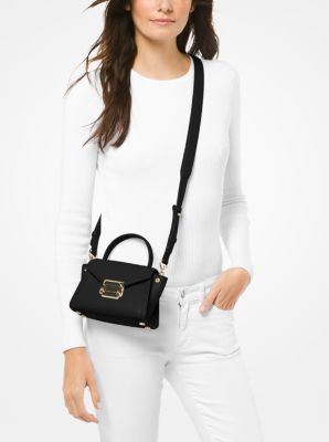 whitney mini leather satchel michael kors