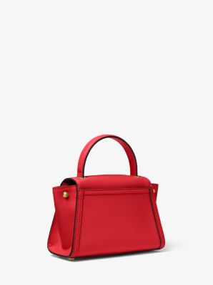 Michael kors whitney mini leather best sale satchel