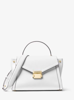 Whitney shop leather satchel