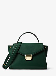 Whitney Medium Leather Satchel - RACING GREEN - 30T8GXIS2L