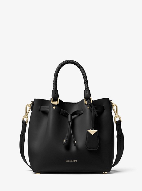 Blakely Small Leather Bucket Bag - BLACK - 30T8GZLM1L