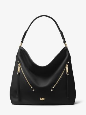 Michael Kors Molly Pink Pebble leather Large Shoulder Tote Bag