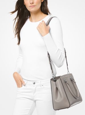 Benning Large Leather Satchel | Michael Kors Canada