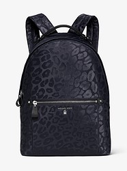 Kelsey Large Leopard Nylon Backpack - ADMIRAL - 30T8SO2B7J