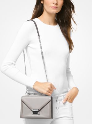 Michael kors whitney small leather shoulder bag sale