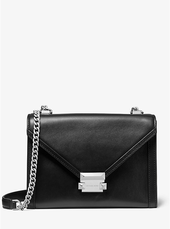 Whitney Large Leather Convertible Shoulder Bag image number 0