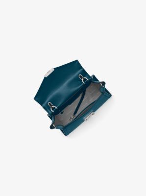 Mirella Small Metallic Logo Jacquard Crossbody Bag | Michael