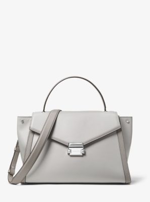 Whitney large leather satchel new arrivals