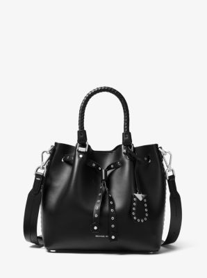 Blakely small discount leather bucket bag