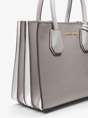 mercer medium pebbled leather accordion crossbody bag