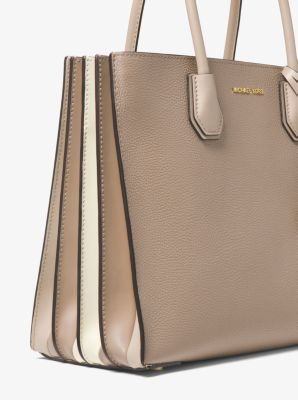 Michael Kors - Mercer Large Leather Tote Beige