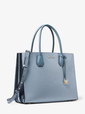 Mercer Large Pebbled Leather Accordion Tote