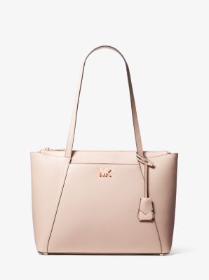 maddie medium crossgrain leather tote