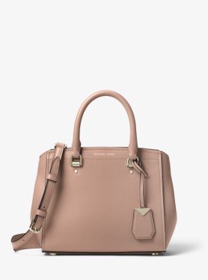 Benning Medium Leather Satchel | Michael Kors