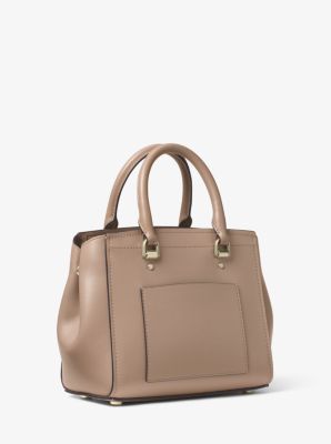 Benning Medium Leather Satchel | Michael Kors