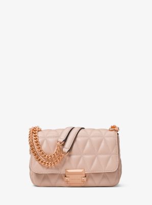 michael kors sloan small quilted leather shoulder bag