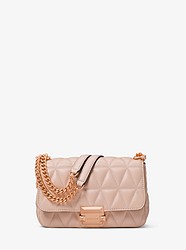 Sloan Small Quilted Leather Shoulder Bag - SOFT PINK - 30T8TSLL0T