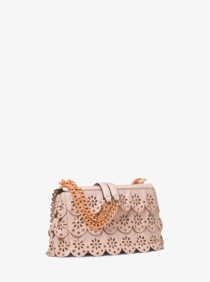 Michael kors sloan hot sale floral scalloped bag