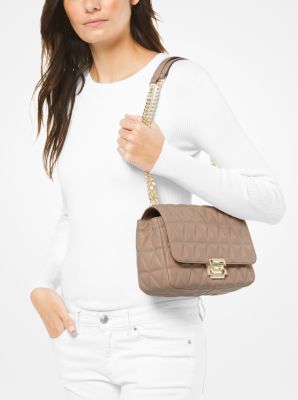 Michael michael kors sloan large quilted leather shoulder clearance bag