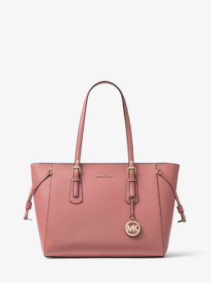 Voyager medium discount crossgrain leather tote