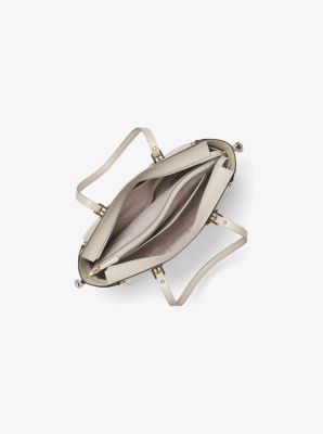 Voyager Medium Crossgrain Leather Tote Bag