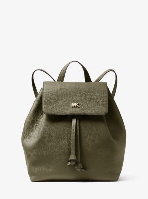 Junie Medium Pebbled Leather Backpack 